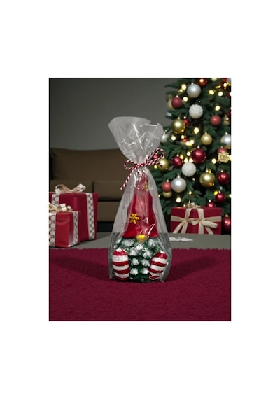 Yılbaşı Hediyelik Şans Cücesi Biblo 13 Cm Paketli