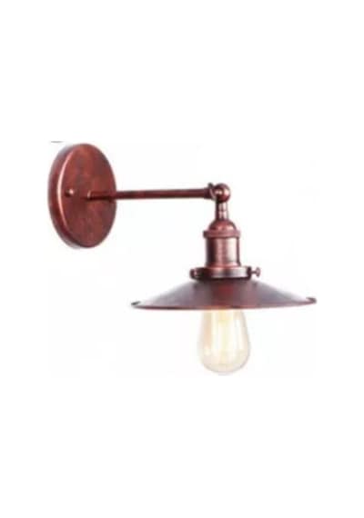 Mylights Retro Rustik Bakır Eskitme Aplik 23Cm En Duvar Lambas Eskitme