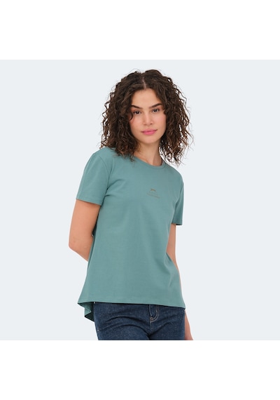 Slazenger VIRAJ Kadın  Su Yeşili Tişört