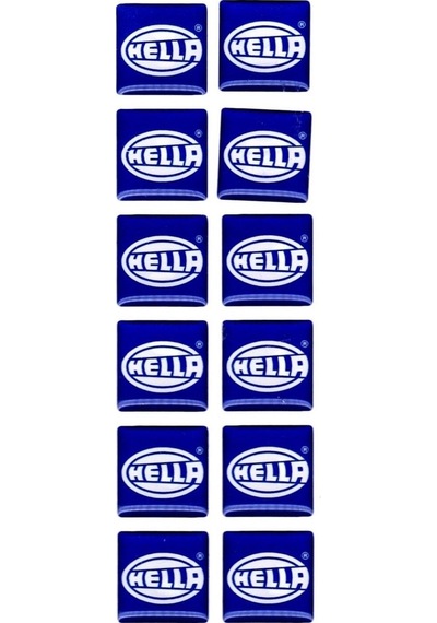 Hella Damla Sticker 2 Cm Genişliğinde 12'li Far Iç Dekor Için Hella Damla Sticker -