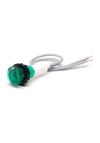 Emas S100NY S Serisi Plastik 230V AC Yeşil 10 mm Sinyal