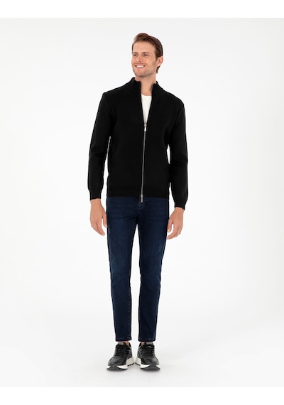 Pierre Cardin Erkek Siyah Hırka Triko 50296442-vr046 Siyah