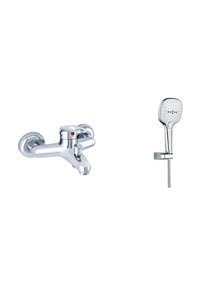 Gms Nrn103 Narin Mix Banyo Bataryası + Ürgüp Yst511 Duş Seti Krom
