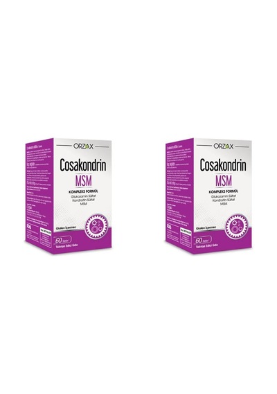 Orzax Cosakondrin Msm 60 Tablet 2 Adet