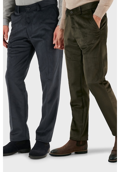 Buratti Normal Bel Regular Fit Düz Paça 2'Li Paket Erkek Kadife Pantolon 645Merlins2 Antrasit-Haki Buratti Normal Bel Regular Fit Düz Paça 2'Li Paket Erkek Kadife Pantolon 645Merlins2 Antrasit-Haki