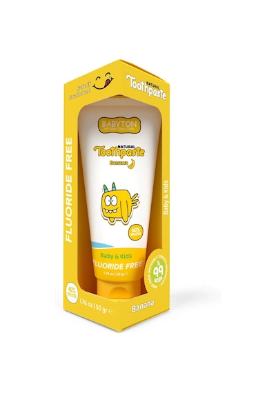 Babyton Organik Doğal Muz Aromalı Diş Macunu 50 Gr