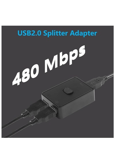 Usb 2.0 To Kvm Switch 2 Port Çoklu Pc Kasa Çoklayıcı Hub Anahtar