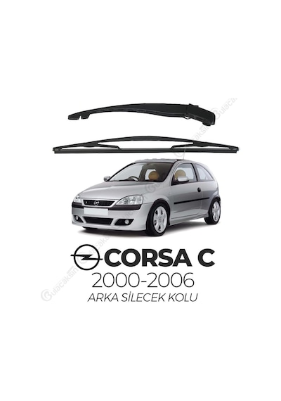 Opel Corsa C 2000-2006 Arka Silecek Kolu Ve Silecek Seti