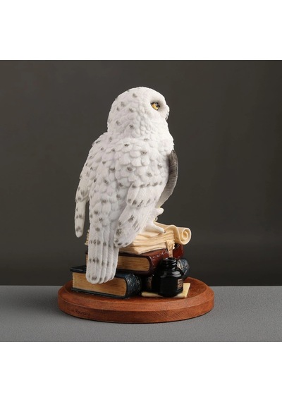 Kitap Üzerinde Beyaz Kar Baykuşu Hedwig Biblosu