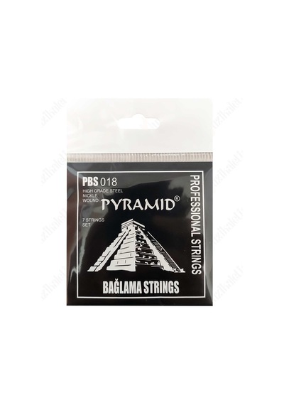 Saz Musik Shop Pyramid Bağlama Teli 0.18 Kısa Sap Takım Tel