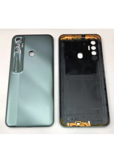 Tecno Spark 7 Pro Yeşil Arka Kapak Batarya Kapağı Pil Kapağı Yeşil