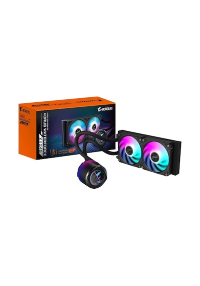 Gigabyte Aorus Waterforce X Iı 240 Argb Lcd Intel-amd Uyumlu Siyah Sıvı Soğutucu