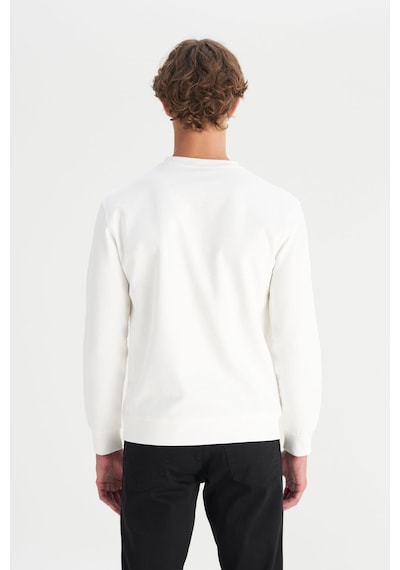 Wrangler Erkek Interlock Sweatshirt White Çok Renkli