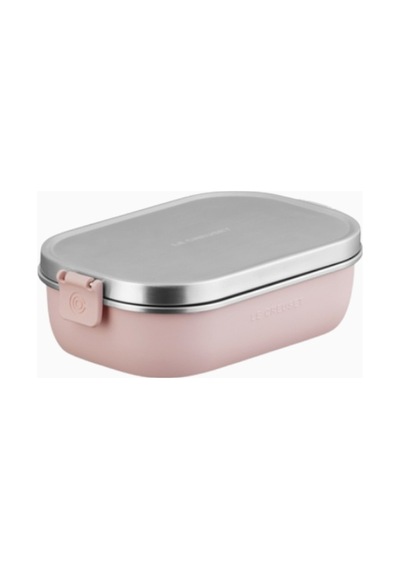 Le Creuset On The Go Yemek Kabı Paslanmaz Çelik Saklama Kapları Açık Pembe 3