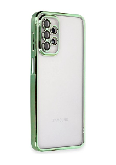 Northcity Samsung Galaxy Uyumlu A23 4g Uyumlu Kılıf Lensli Silikon - Yeşil
