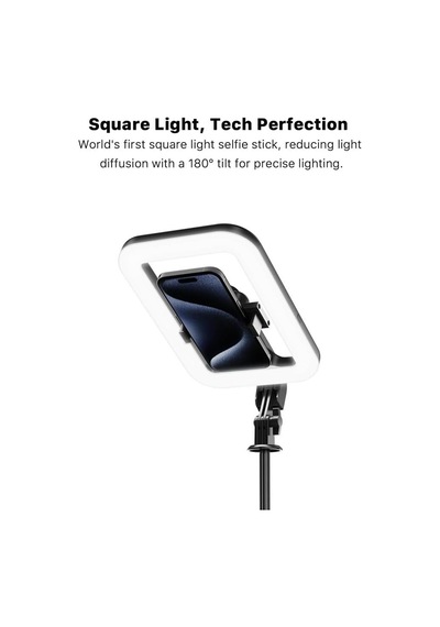 Bluetooth Kumandalı Şarjlı 8 İnç Led Ring Light Katlanabilir Selfie Çubuğu Ve Tripod 3 Renk Tonu 25-138cm Diğer