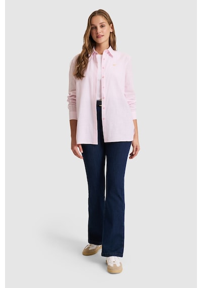 U.S. Polo Assn. U.s. Polo Assn. Kadın Pembe Gömlek Desenli 50324635-vr041