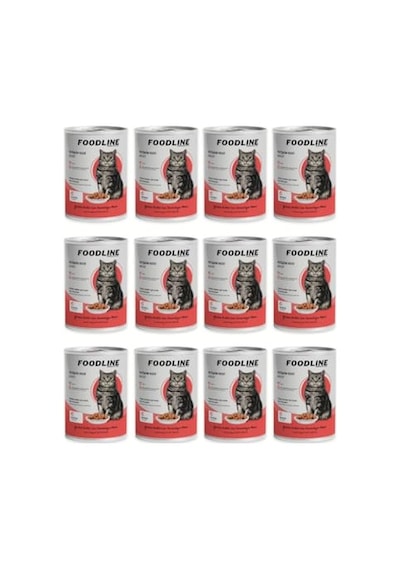 Yetişkin Kedi Konservesi 400 Gr, Gravy Sos İçerisinde Parça Etli 400 Gr X 12 Adet, Kuzu