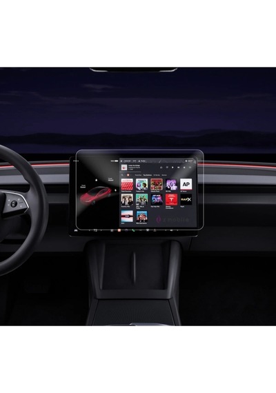 Tesla Model Y Makyajlı Kasa 2025 Multimedya Ekran Koruyucu- Kırılmaz Şeffaf Nano Teknoloji