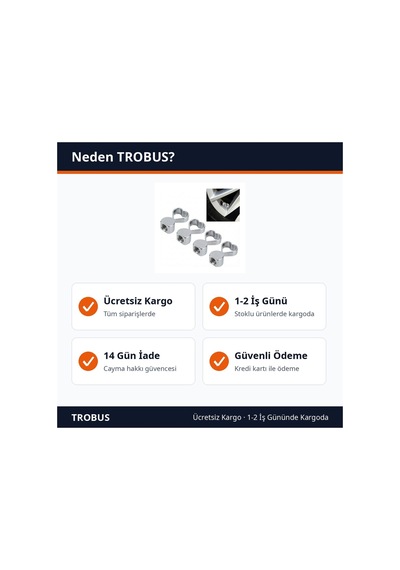 Trobus 4'lü Sibop Kapağı Alüminyum Kalp Desenli Set Krom