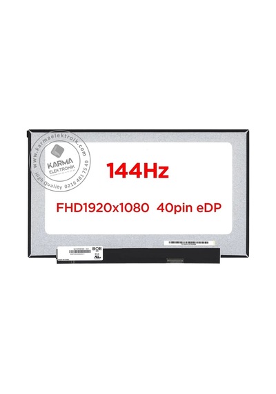 17.3" İnç 40pin Slim Fhd Ips 144hz 1920 1080 Lcd Ekran, Panel B173han04.0 Sağ Soket 50002702