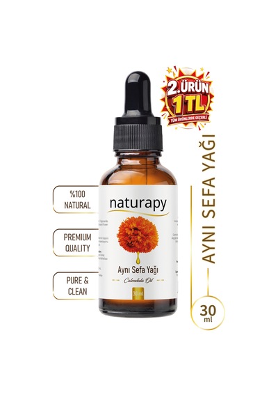 Aynı Sefa Yağı Calendula Oil Maserasyon Ekstraksiyon Yağı 30 Ml Damlalıklı Cam Şişe