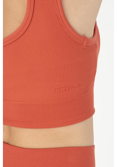 Maraton Slimfit Kadın Düz Yaka Kiremit Bra Kiremit