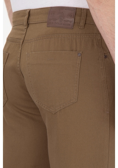 U.s. Polo Assn. Erkek Haki Pantolon Kanvas-chino 50291178-vr027 Haki