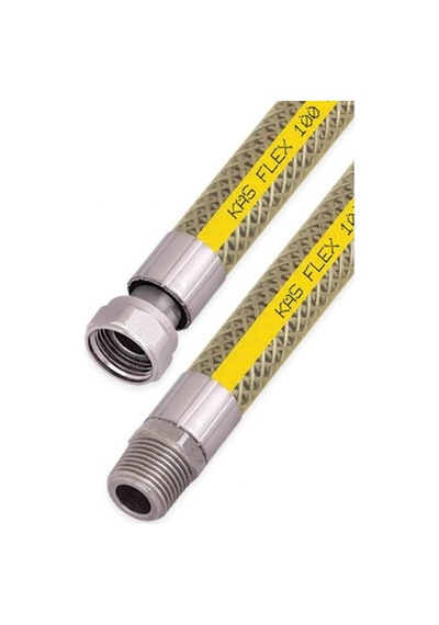 Ocak Flexi Örgülü Doğalgaz Bağlantı Flexi 1/2"-1/2" Kas