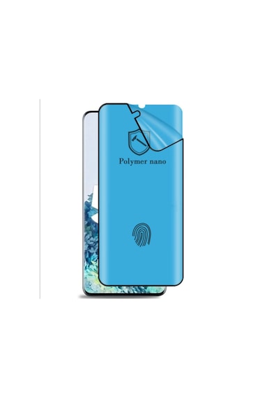 Samsung Uyumlu Galaxy Note 10 Plus Privacy Polymer Nano Ekran Koruyucu Siyah