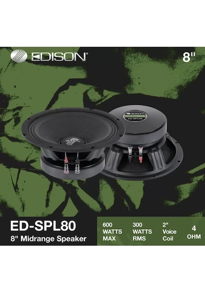 Edison Ed-spl80 20cm 300 Rms Midrange