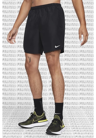 Nike Challenger Dri Fit 7'' Brief Lined Running Shorts Slip Astarlı Koşu Şortu Siyah