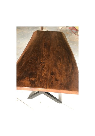 Bintaşmobilya Kütük Masa Ceviz Rengi 130X75.Cm