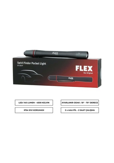 Flex Sf 150-p Led Detailing El Cep Feneri 140 Lümen - Kalem Tipi Kontrol Işık