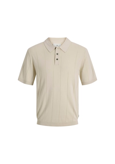 Jack & Jones William Strcuture Erkek Bej Polo Tişört 12291042-ans Krem