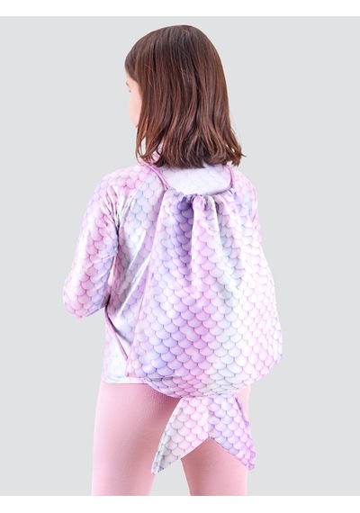 Denokids Denizkızı Kız Çocuk Pembe Sırt-plaj Çantası Çok Renkli