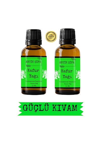 %100 Saf Kafur Uçucu Yağ - Seyreltilmemiş 2 X 10 Ml 20 ML