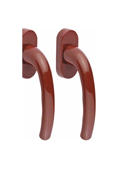 Kervan Tool 2'li Kahverengi Pvc Pencere Kolu