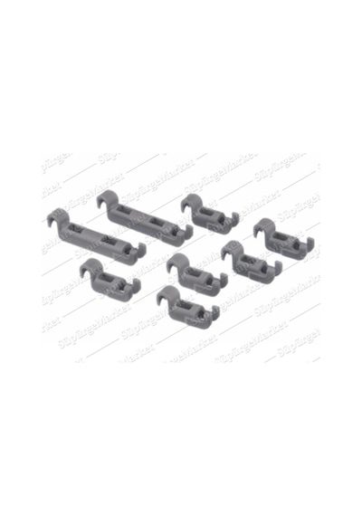 Bosch Uyumlu / Siemens Profilo Bulaşık Makinesi Tabaklık Klips Seti - 322113095