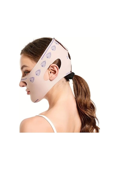 Fit Yüz, Çene, Boyun Şekillendirme Toparlayıcı Sıkılaştırıcı Band Gündüz Ve Gece Kullanım