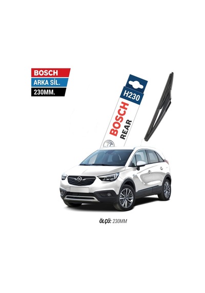 Opel Crossland X Arka Silecek (2017-2020) Bosch Rear,Bosch Rear(