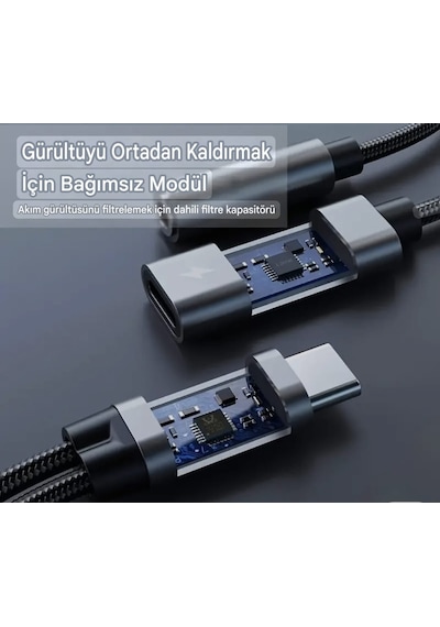 Wowssyo 2'si 1 Arada Type-c To 3.5mm+60w Hızlı Şarj Ve Kulaklık Çevirici+usb Dönüştürücü Hi-fi Ses Ce Lisanslı Sertifikalı Hasır Örgülü Sağlam Kablo 1 Adet Wowssyo 2'si 1 Arada Type-c To 3.5mm+60w Hızlı Şarj Ve Kulaklık Çevirici+usb Dönüştürücü Hi-fi Ses Ce Lisanslı Sertifikalı Hasır Örgülü Sağlam Kablo 1 Adet