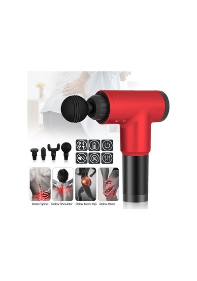 Kas Rahatlatıcı Şarjlı 4 Başlıklı Darbeli Titreşimli Bx40 Açık