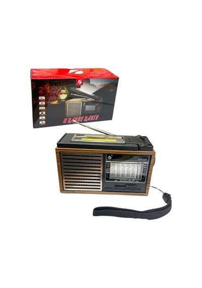 Kts 1470 Güneş Enerjili Işıldaklı Şarjlı Nostalji Radyo
