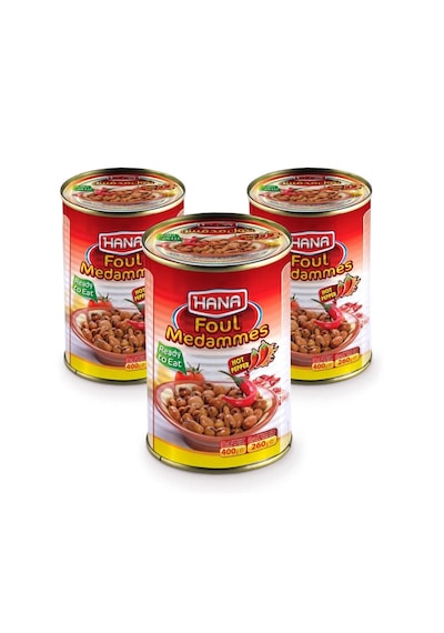Hana Bakla Konservesi Acili 400grx3 Adet