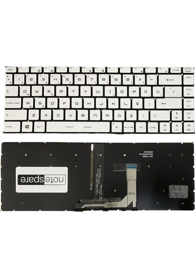 Msi Uyumlu Gf65 Thin İ5-10300h Klavye Tr Işıklı Gümüş Gri