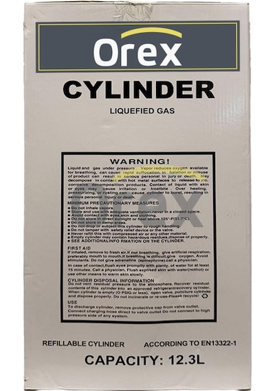 Klima Gazı 12 Kg R134a Yeniden Doldurulabilir