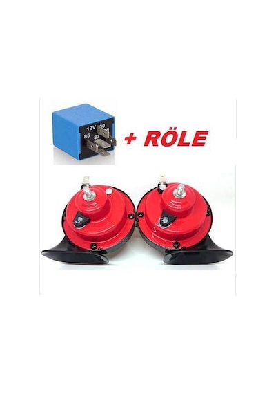 Dadat Korna Ton 12V Salyangoz Takım + Titreyen Kesici