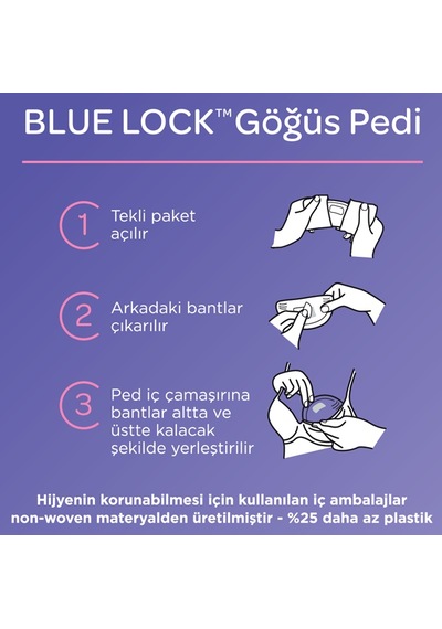 Blue Lock Göğüs Pedi 60 Adet