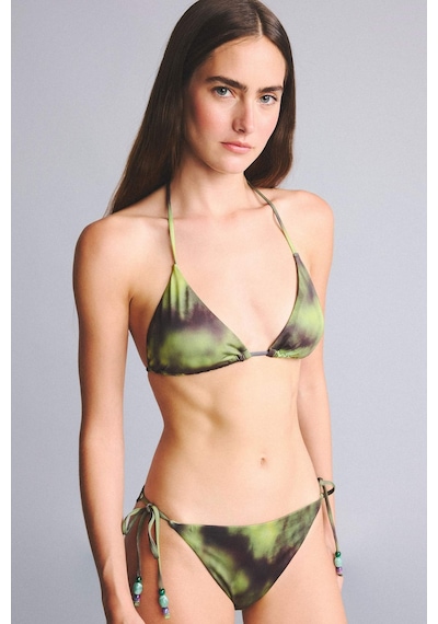 Defacto Regular Fıt Desenli Yeşil Bikini Alt G8727ax26smgn737 Yeşil-gn737